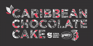 SIREN carib choc cake banner