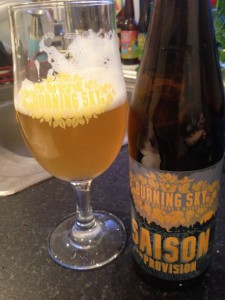 BURNING SKY saison a la provision bottle shot