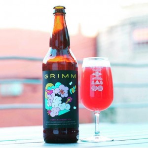 GRIMM cherry raspberry pop bottle